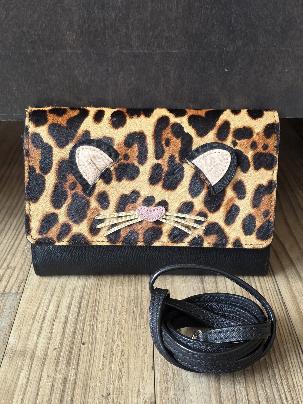 Kate Spade New York Novelty Run Wild Leopard Summer Crossbody Bag